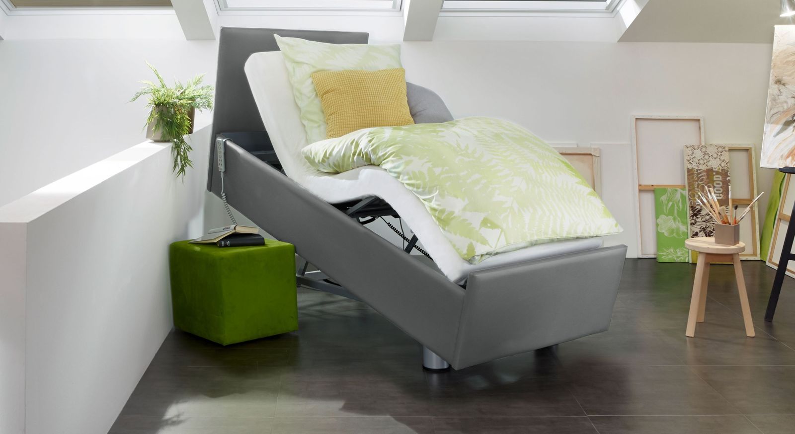 Komfortbett mit Pflegebett-Funktion Fulda mit komfortabler Sesselposition