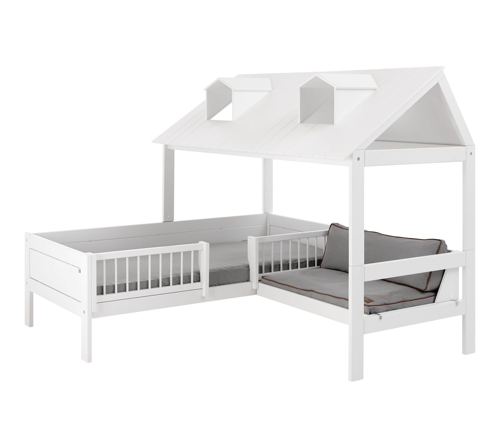 Lifetime Kinderbett Mit Angebautem Sofa Und Dach Ferienhaus