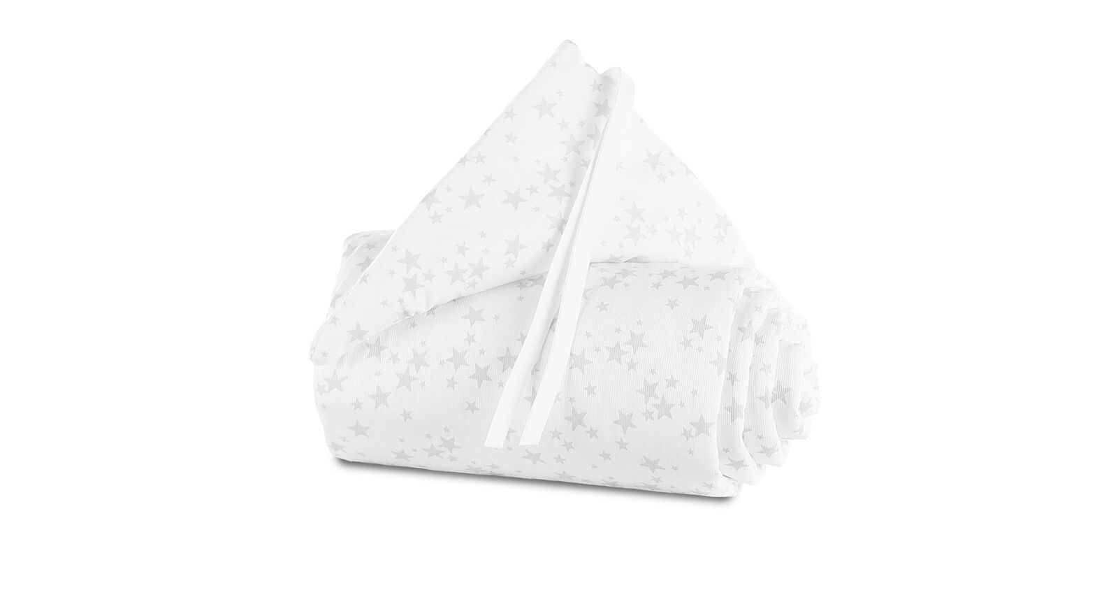Himmel und Nestchen der Marke Babybay in Weiß mit grauen Sternen