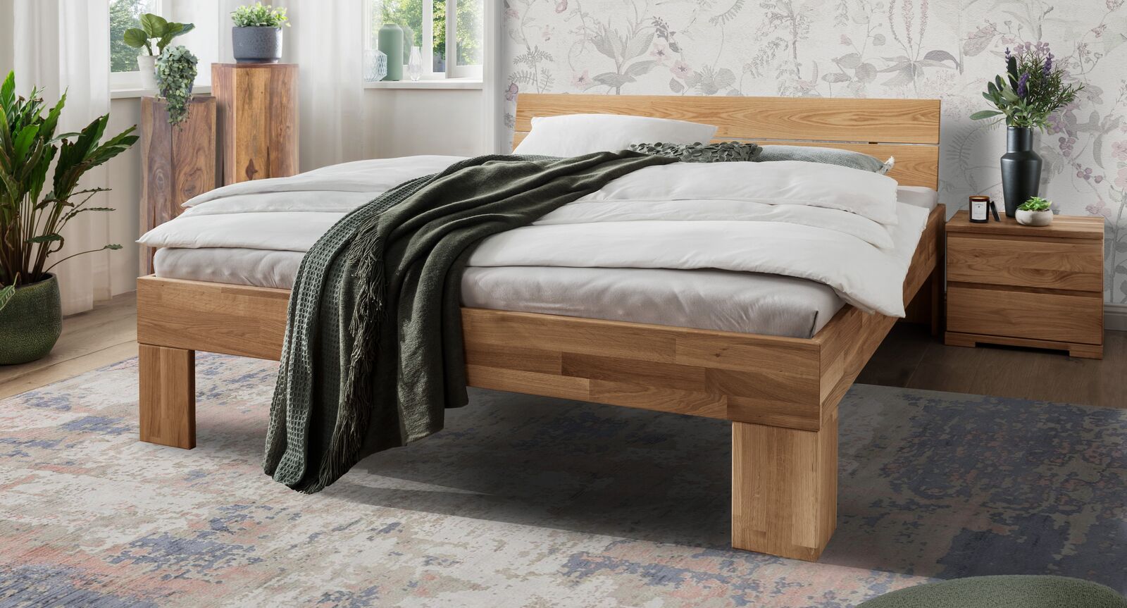 Nachttisch Nivan mit passendem Bett