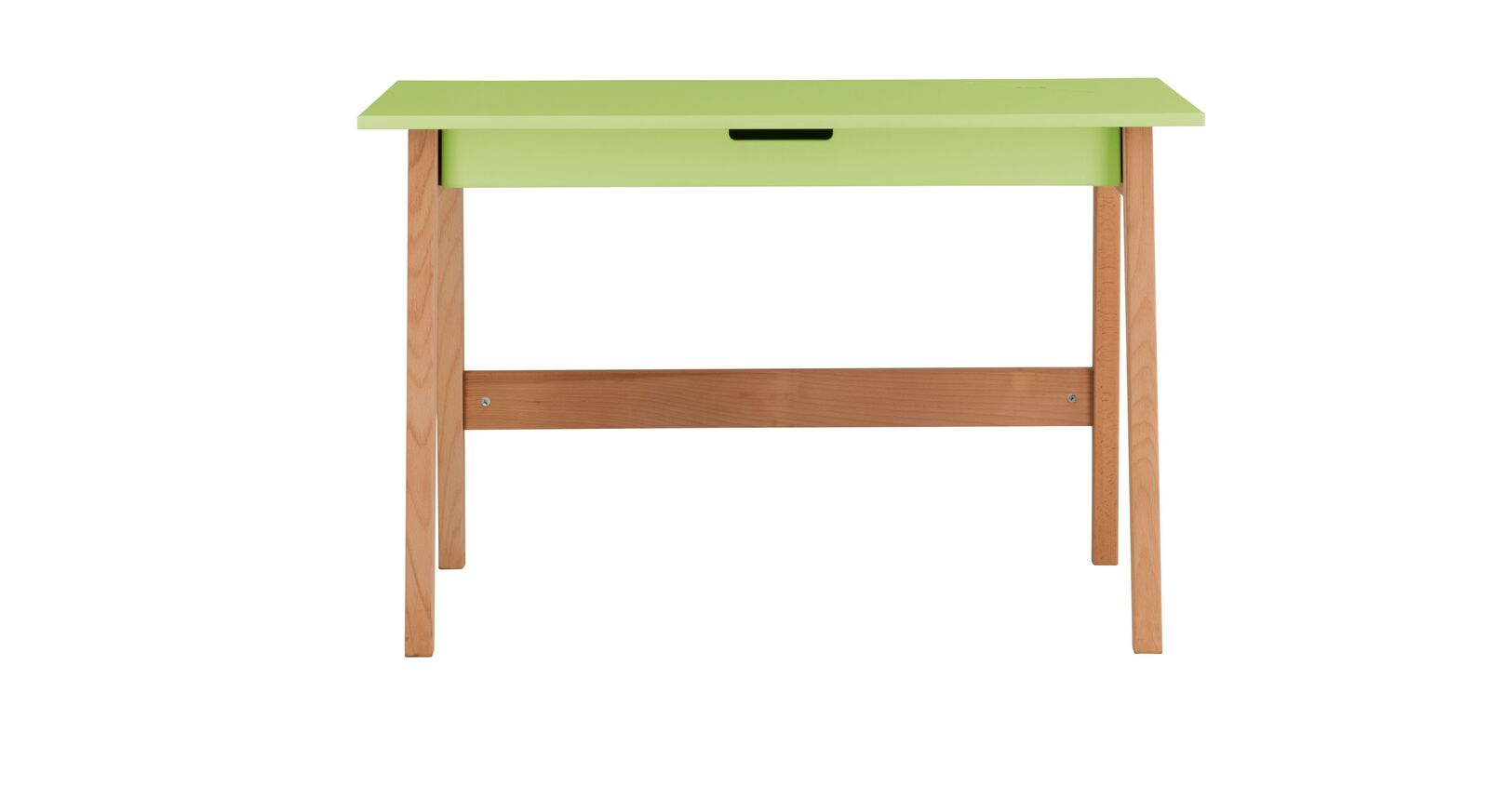 Schreibtisch Kids Nordic mit grüner Tischplatte