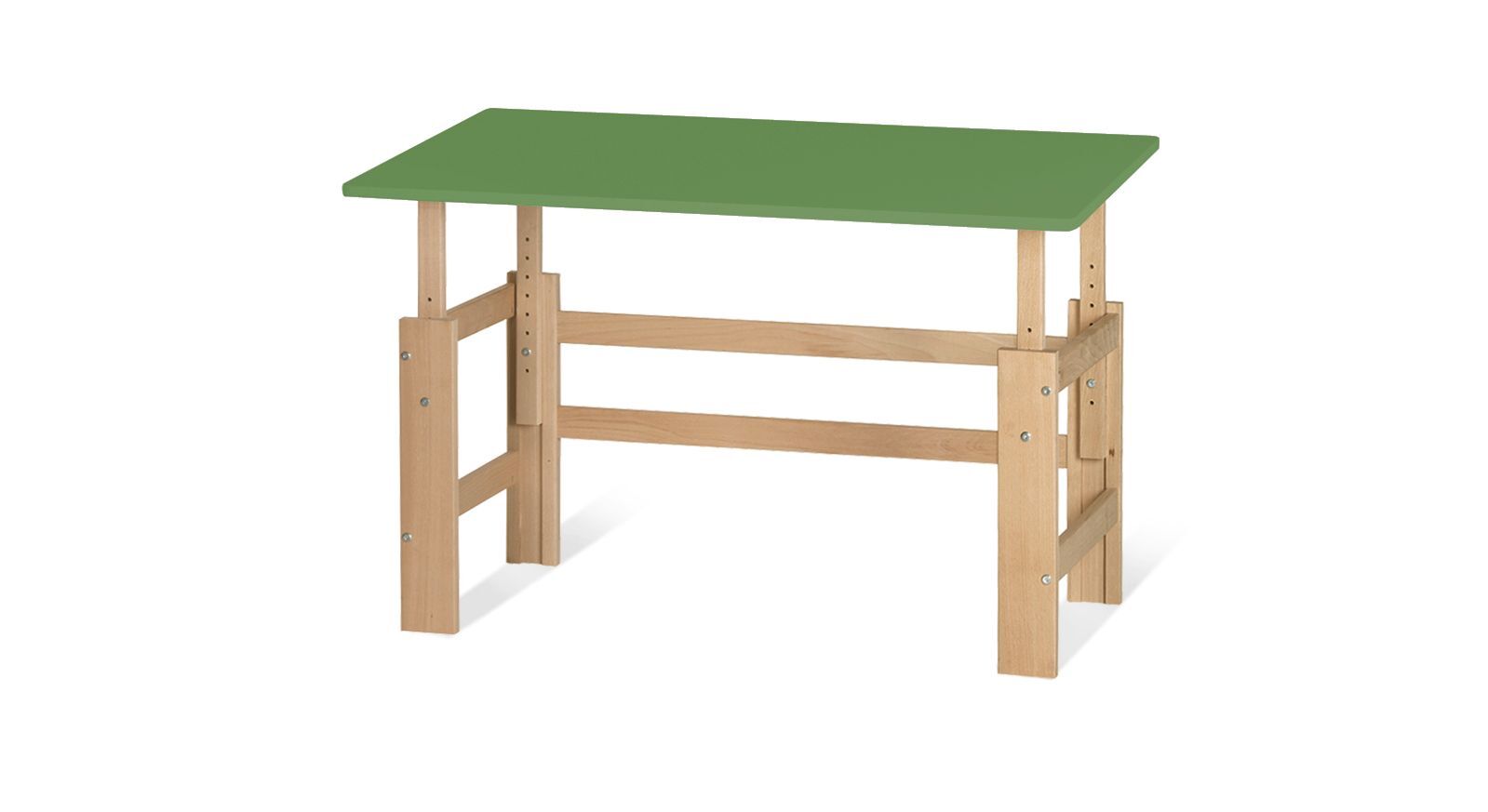 Schreibtisch Kids Town höhenverstellbar in der Farbe Grün