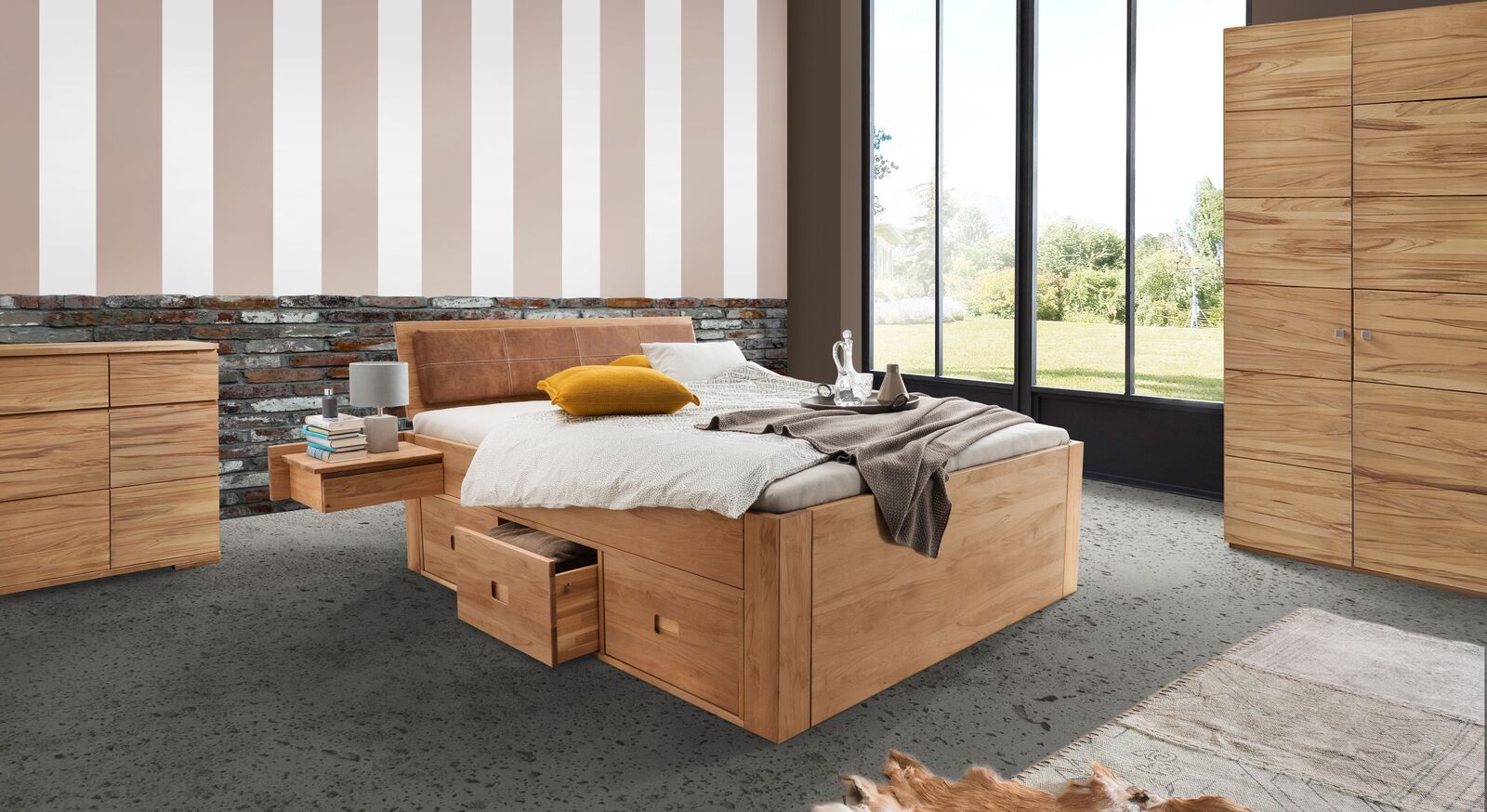 Passende Möbel zum Schubkasteb-Bett Aurach Komfort