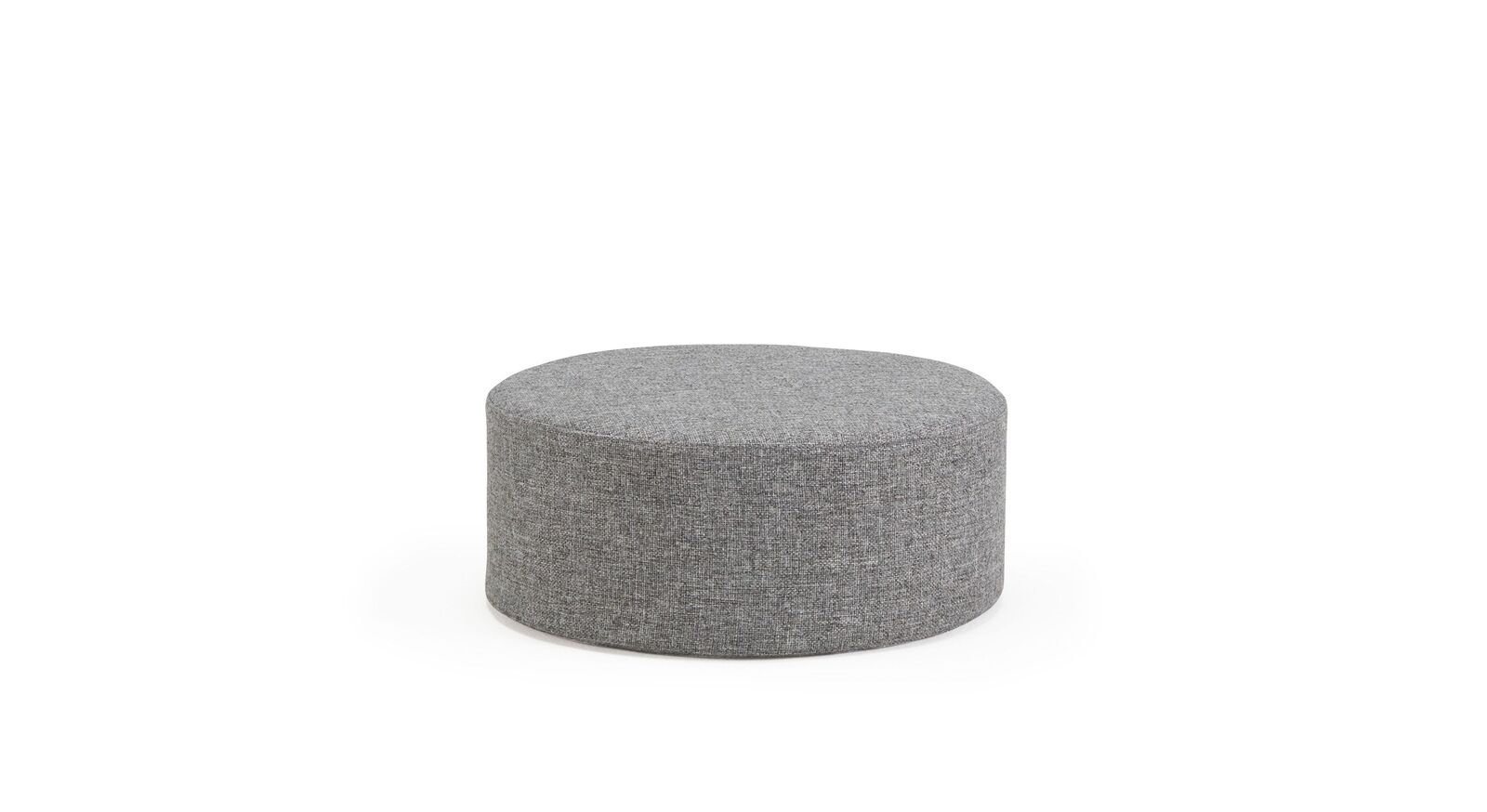 Sitzhocker für Schlafsofa mit 50er Durchmesser in Twist Granit