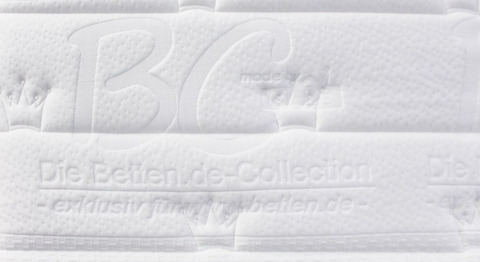 Taschenfederkern-Matratze Polar Premium mit BC Collection Stickerei