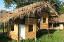 Bambus Hütte