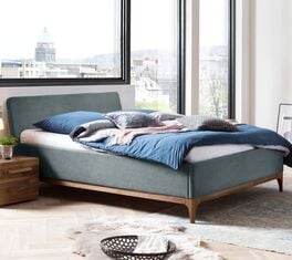 Komfortables Bett Rasma mit hoher Rahmenhöhe 
