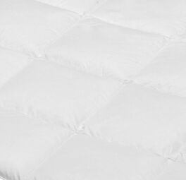 Daunen-Bettdecke orthowell warm mit Baumwoll-Bezug