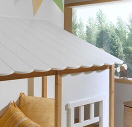 Kinderbett Landhaus mit hochwertigem Dach