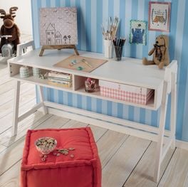 Retro-Schreibtisch Kids Paradise höhenverstellbar mit stabiler konstruktion