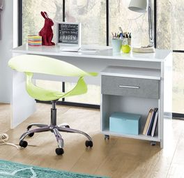 Schreibtisch Porvenir mit praktischer Ablagefläche
