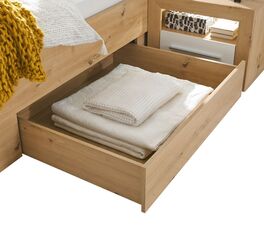 Schubkasten-Bett Ermua mit leichtgängigen Schubladen