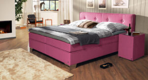 Boxspringbett Laken Dekor-Matratze
