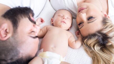 Co-Sleeping - Wenn sich Mama, Papa und das Baby bzw. Kind ein Bett teilen