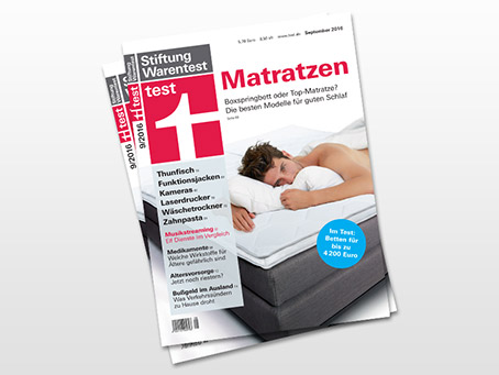 © Stiftung Warentest Cover der Stiftung Warentest Ausgabe