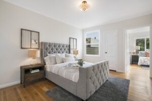 Feste Deckenleuchte im Schlafzimmer