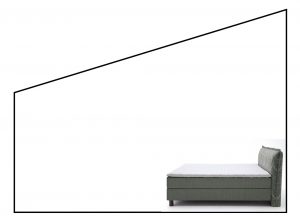Feng Shui im Schlafzimmer mit Dachschräge: Bett korrekt aufgestellt