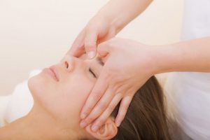 Gesichtsmassage Entspannung
