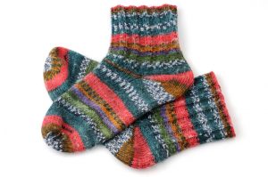 Gestrickte Socken