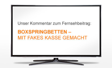 'Boxspringbetten – Mit Fakes Geld verdienen'. © ivantsov - Fotolia.com Unser Kommentar zum Fernsehbeitrag