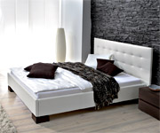 modern eingerichtetes Schlafzimmer