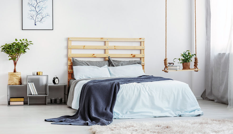 Einrichtung nach Lagom im Schlafzimmer