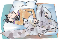 Bevorzugte Liegeposition