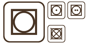 Pflegesymbole Trockner