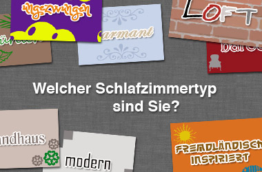 Welcher Schlafzimmertyp sind Sie? Machen Sie den Online-Test.
