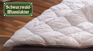 Mit Wildseide gefüllte Duo-Bettdecke - ideal bei geringem Wärmebedarf und vermehrtem Schwitzen für Übergang und Winter