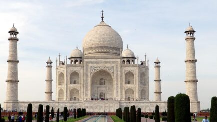 Auch das Taj Mahal wurde nach Vastu Prinzipien erbaut