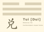 Trigramm Tui Dui See Jüngste Tochter