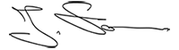 Unterschrift von Joachim Ferner